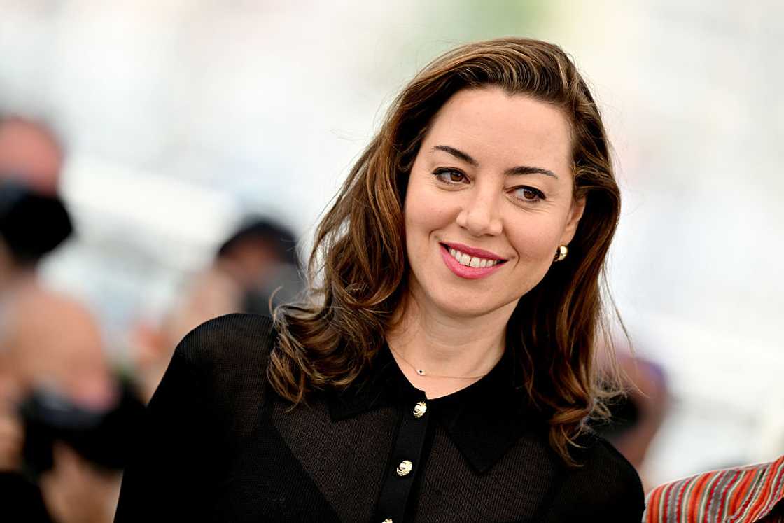 Aubrey Plaza at a film festival