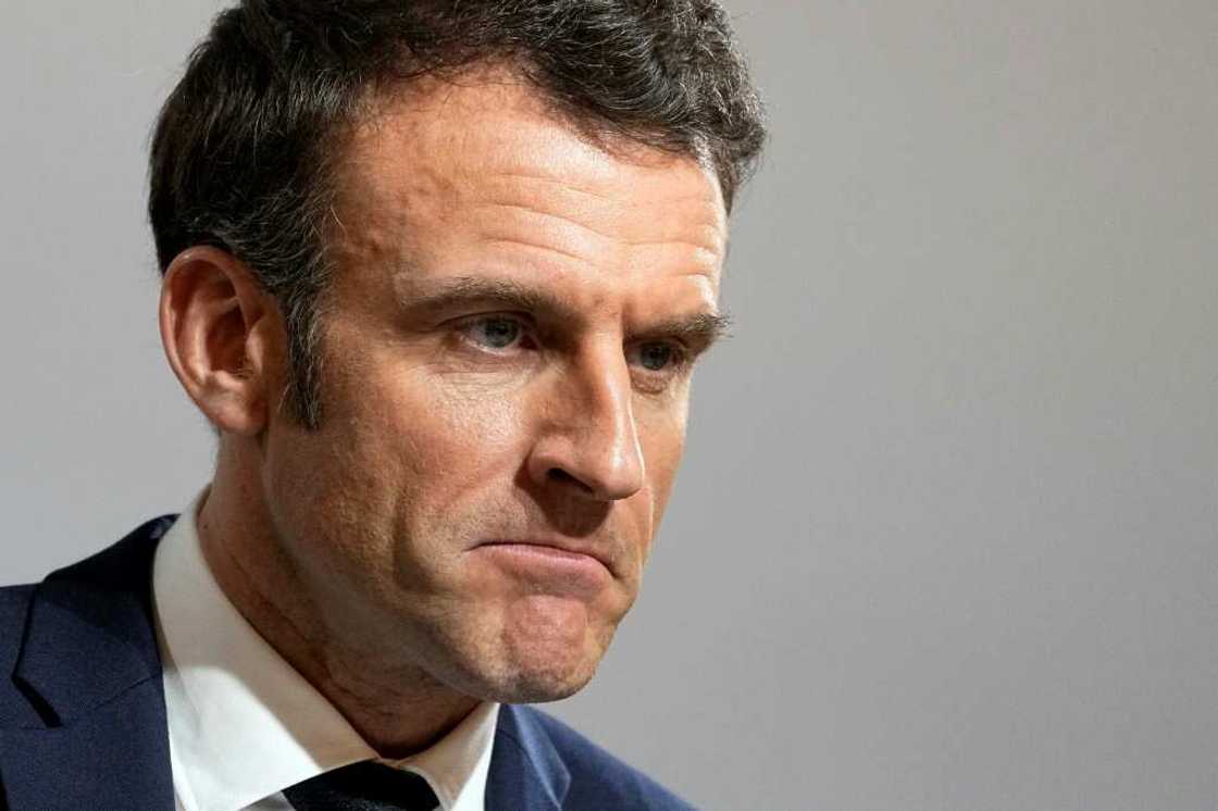 French President Emmanuel Macron has said he was prepared to accept unpopularity because the bill was 'in the general interest of the country' French President Emmanuel Macron has said he was prepared to accept unpopularity because the bill was 'in the general interest of the country'