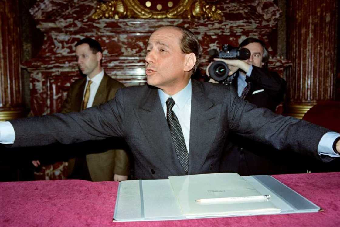 As head of his Fininvest company Berlusconi sought to expand his media interests into France and Germany in the 1990s As head of his Fininvest company Berlusconi sought to expand his media interests into France and Germany in the 1990s