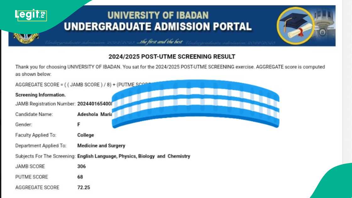 A Nigerian man releases the UTME result of Adesola Maria, who aims to study Medicine at Lagos State University (LASU) after attempting JAMB several times. A Nigerian man releases the UTME result of Adesola Maria, who aims to study Medicine at Lagos State University (LASU) after attempting JAMB several times.