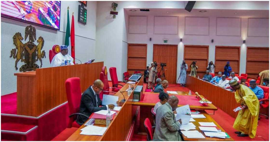 Senate President Ahmad Lawan, federal government, APC, Buhari-Osinbajo led administration, N21.83 trillion 2023 budget Senate President Ahmad Lawan, federal government, APC, Buhari-Osinbajo led administration, N21.83 trillion 2023 budget