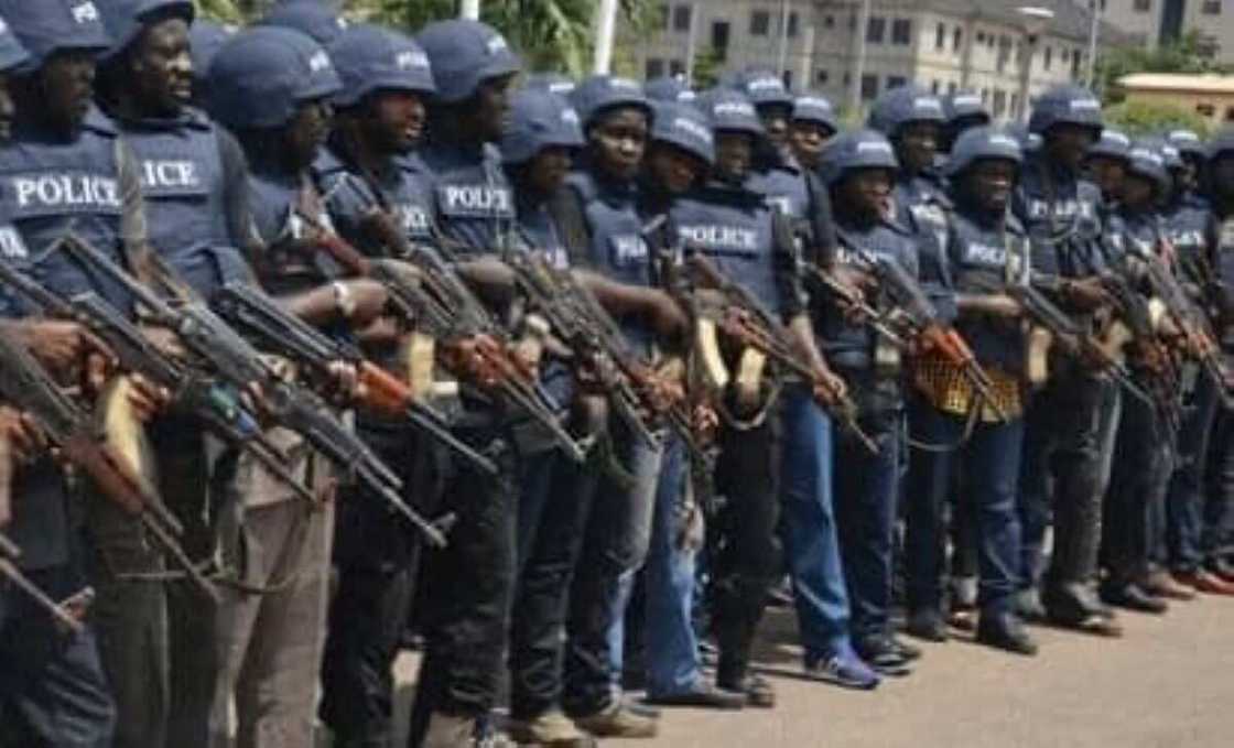 Nigerian police officers