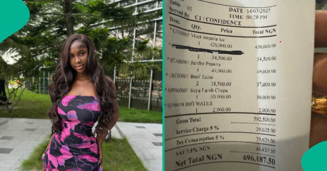 A Nigerian lady, Praise John, trends on X after sharing receipt of how much she spent with friend during outing.