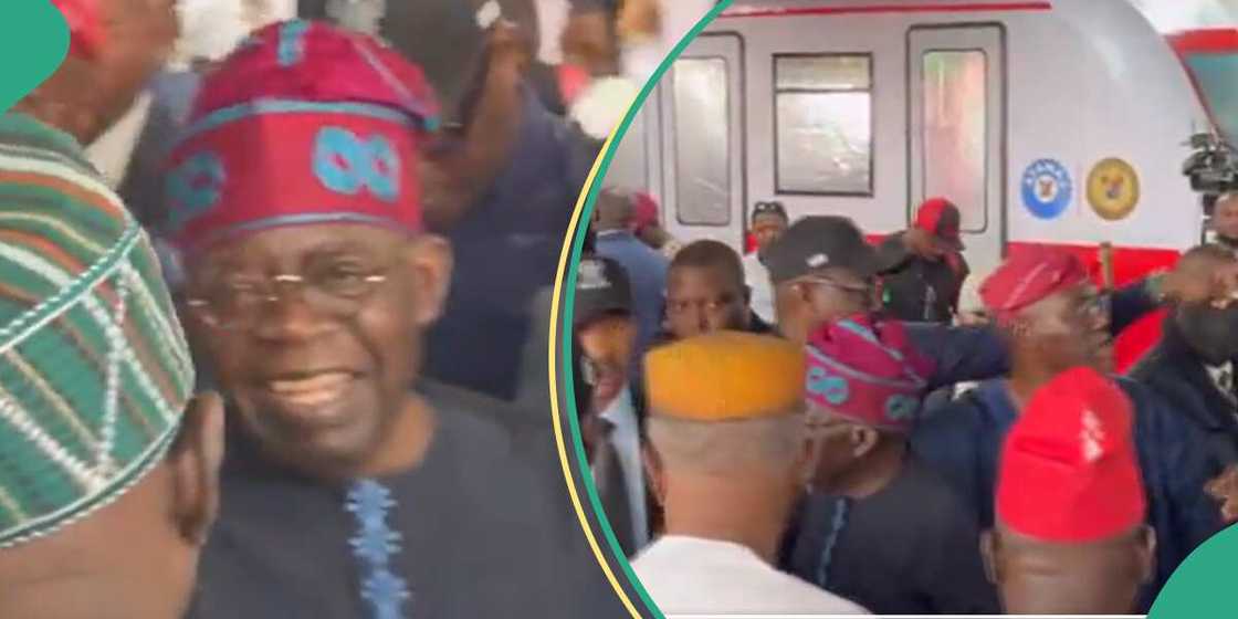 Tinubu arrives Ikeja for commissioning of Red Line Rail project