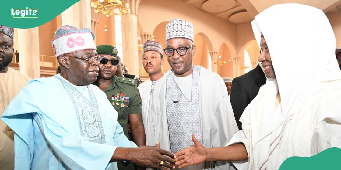 Photos: Tinubu meets PDP's Namadi Sambo and others in Abuja Photos: Tinubu meets PDP's Namadi Sambo and others in Abuja