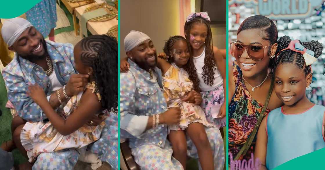 Davido attends his second daughter Hailey's birthday party in Senegal. Davido attends his second daughter Hailey's birthday party in Senegal.