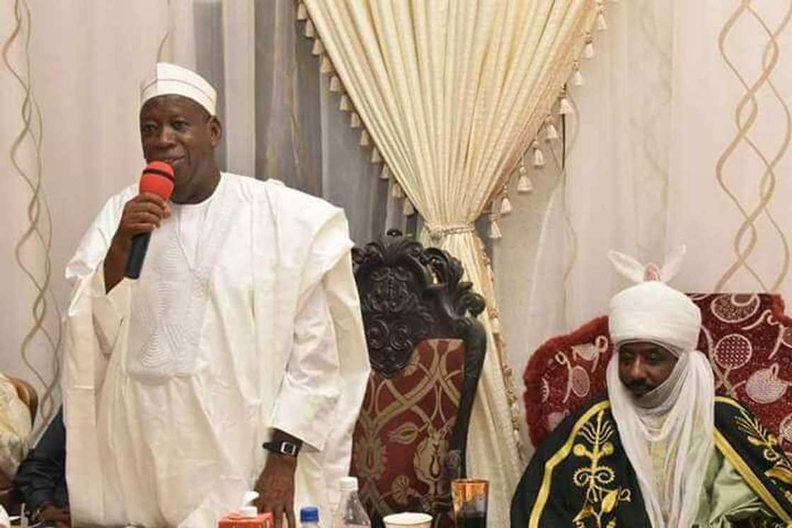 Da ma can bai cancanta ba; a karshe, Ganduje ya bayyana dalilin tsige Sanusi