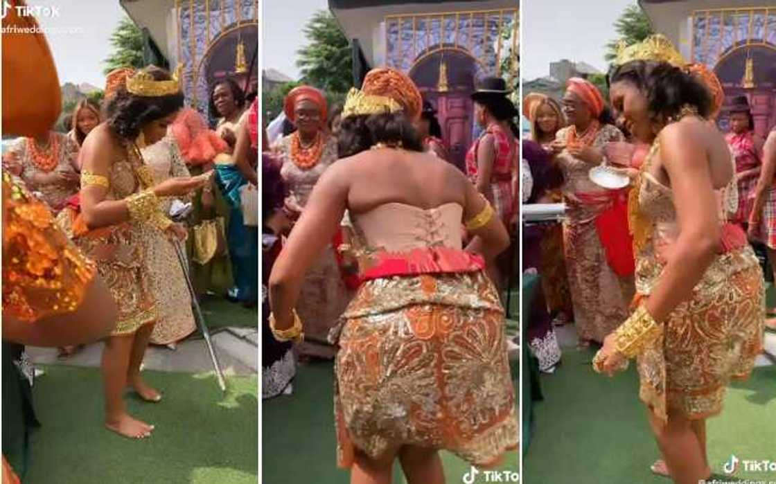 Nigerian bride dances with much dignity in video