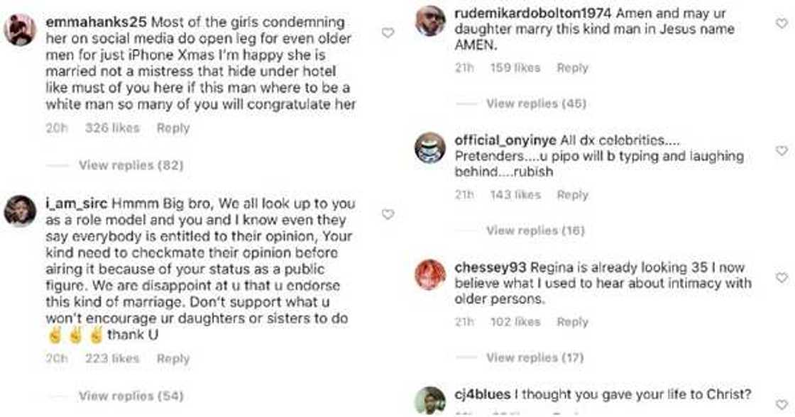 Regina Daniels: Nigerians bash Yul Edochie for blessing actress' marriage with Ned Nwoko