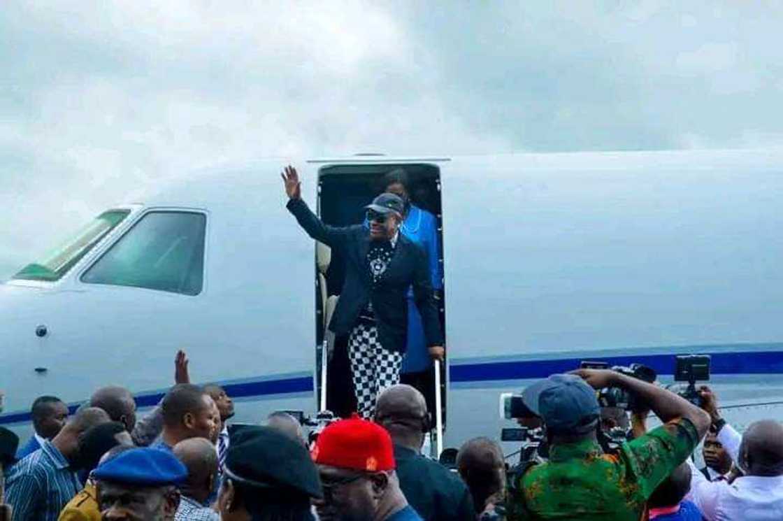 Governor Nyesom Wike, Rivers state, PDP, returned private jet Governor Nyesom Wike, Rivers state, PDP, returned private jet