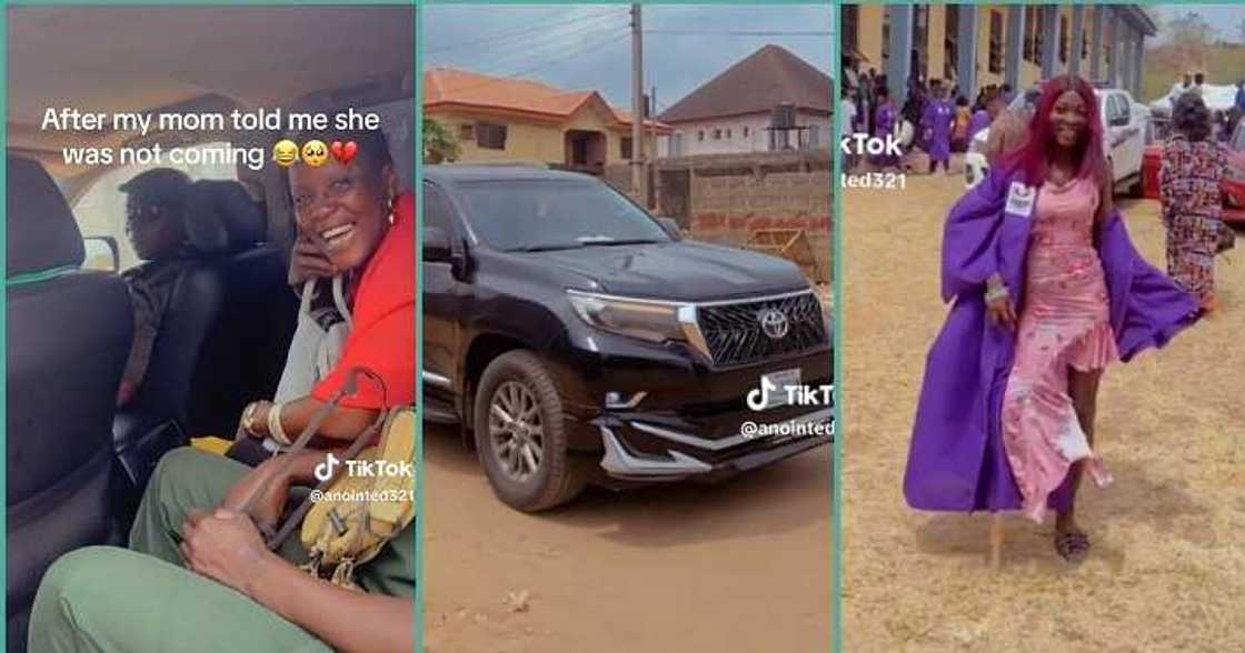 Nigerian parents storm daughter's matriculation in convoy Nigerian parents storm daughter's matriculation in convoy