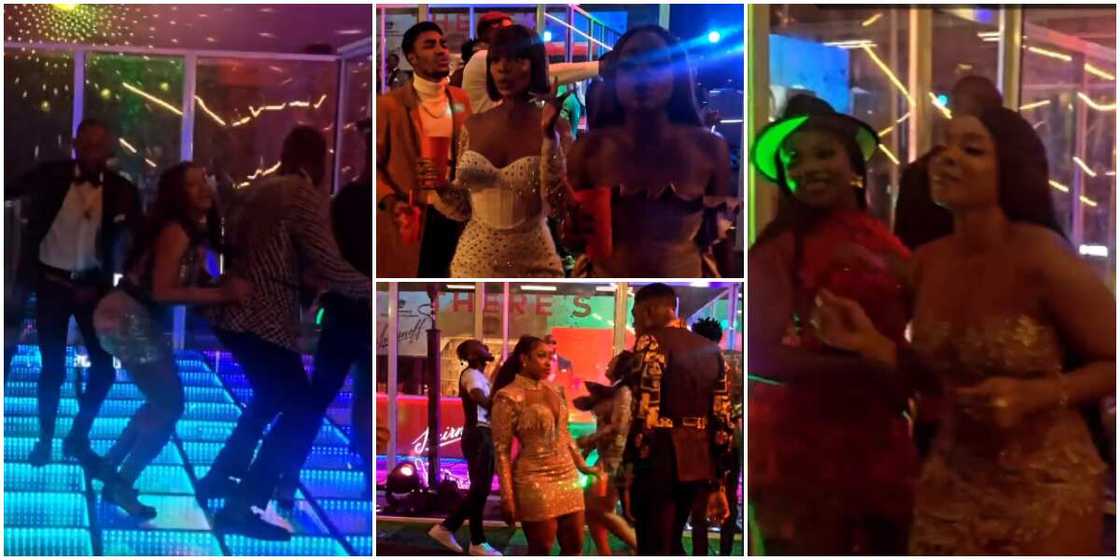 BBNaija Finale: Ex-housemates party with finalists. BBNaija Finale: Ex-housemates party with finalists.