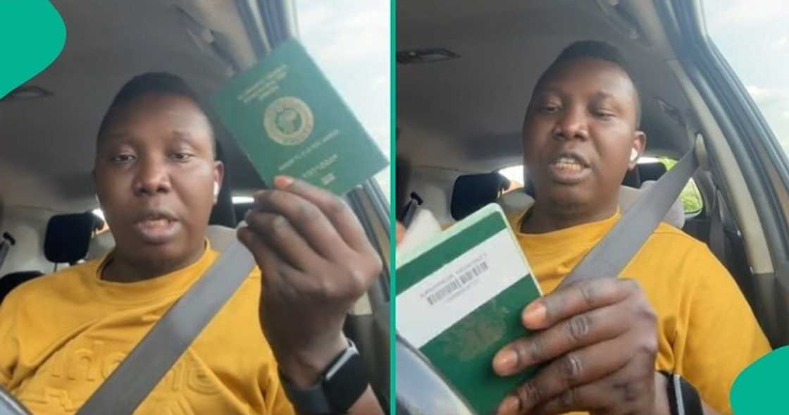 Man says 'green passport' hindered him from getting visa to US. Man says 'green passport' hindered him from getting visa to US.