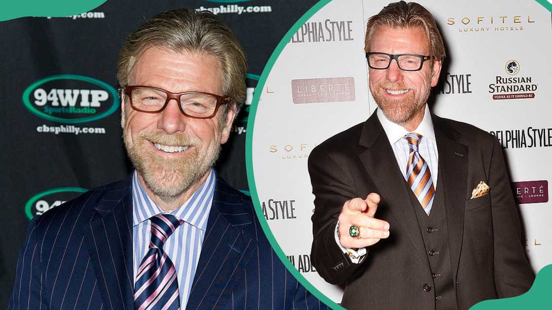 Howard Eskin attends the First Annual Philly Sports Roast (L). Eskin attends Philadelphia Style Magazine Cover Event (R) Howard Eskin attends the First Annual Philly Sports Roast (L). Eskin attends Philadelphia Style Magazine Cover Event (R)