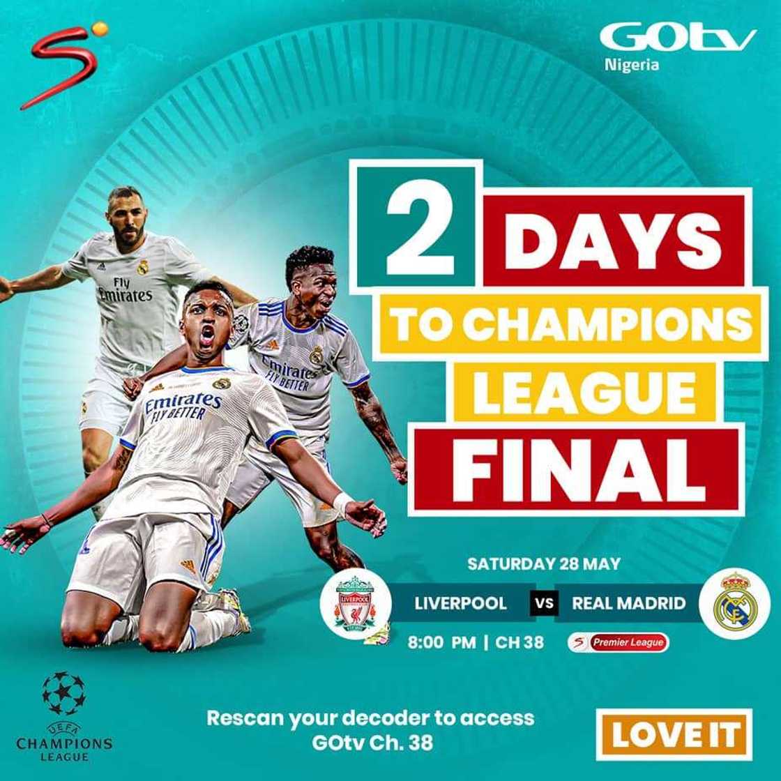 Best of Champions League Football Comes Alive on GOtv Pop-Up Channel 38 Best of Champions League Football Comes Alive on GOtv Pop-Up Channel 38