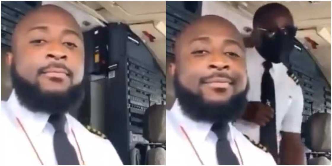 Nigerian pilots warm hearts online as they dance to King Wasiu Ayinde's hit song while on duty, spray money Nigerian pilots warm hearts online as they dance to King Wasiu Ayinde's hit song while on duty, spray money
