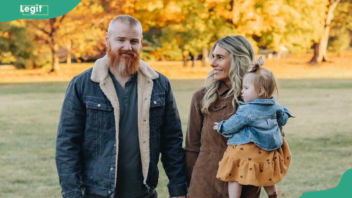 Wes with his wife and daughter at Swope Park