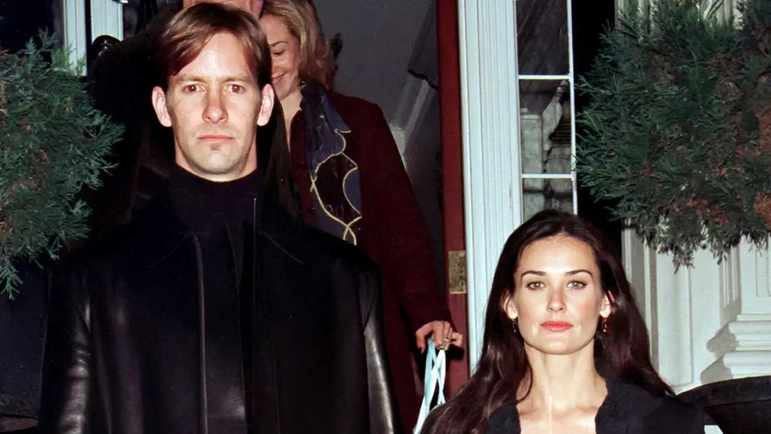 Demi Moore and Oliver Whitcomb in New York City.