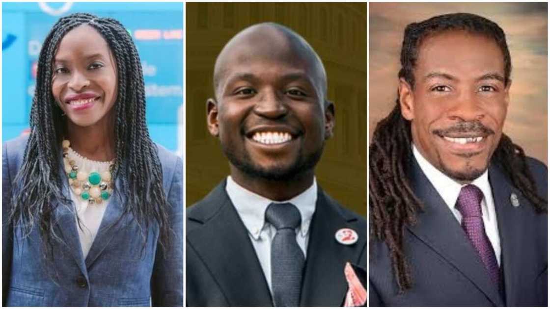 Jerin sunayen ƴan Nigeria guda 3 da suka lashe zaɓen kujerar majalisar tarayya a Amurka Jerin sunayen ƴan Nigeria guda 3 da suka lashe zaɓen kujerar majalisar tarayya a Amurka