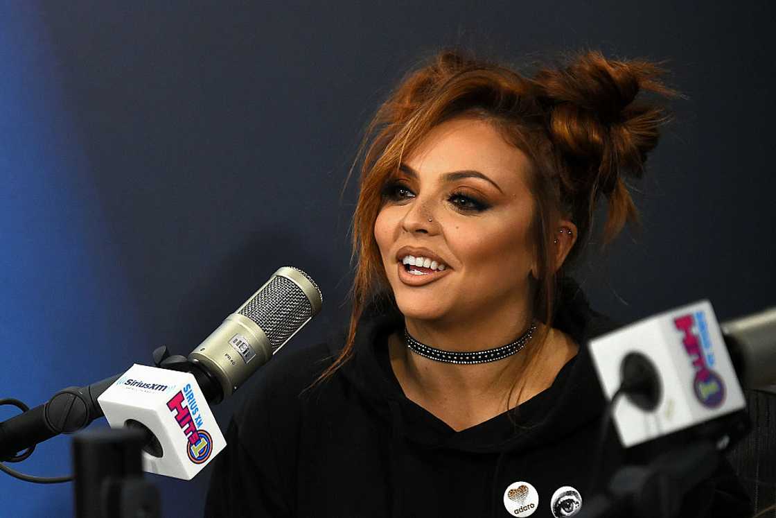 Singer Jesy Nelson at SiriusXM Studio in New York City