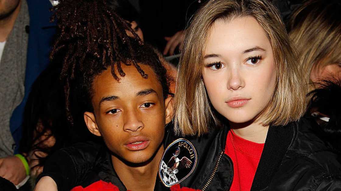 Jaden Smith and Sarah Snyder in New York City.