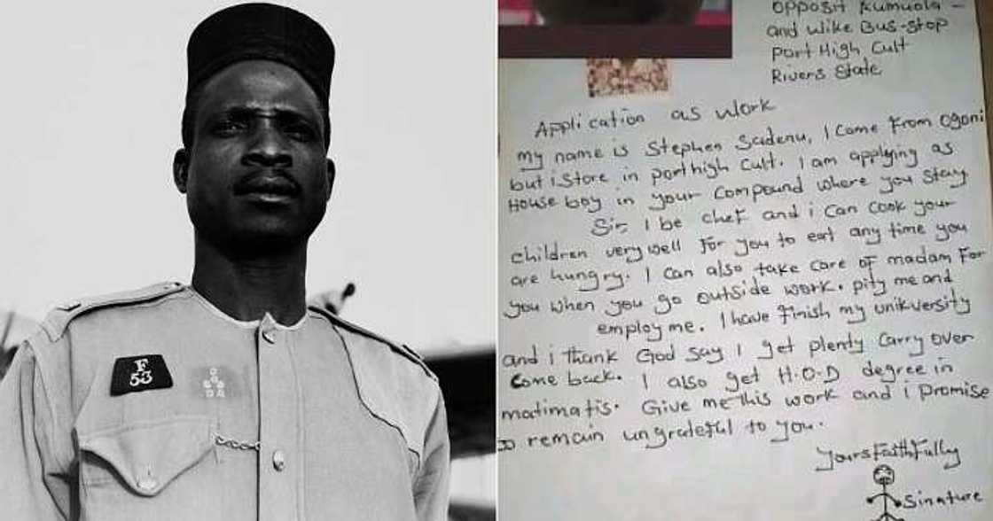 Application letter of man seeking job as houseboy Application letter of man seeking job as houseboy