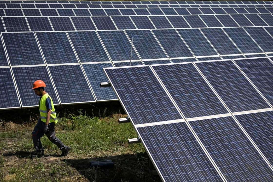 The area around Kastron Viotias, some 110 km (68 miles) northwest of Athens, has seen solar parks mushroom in recent years The area around Kastron Viotias, some 110 km (68 miles) northwest of Athens, has seen solar parks mushroom in recent years