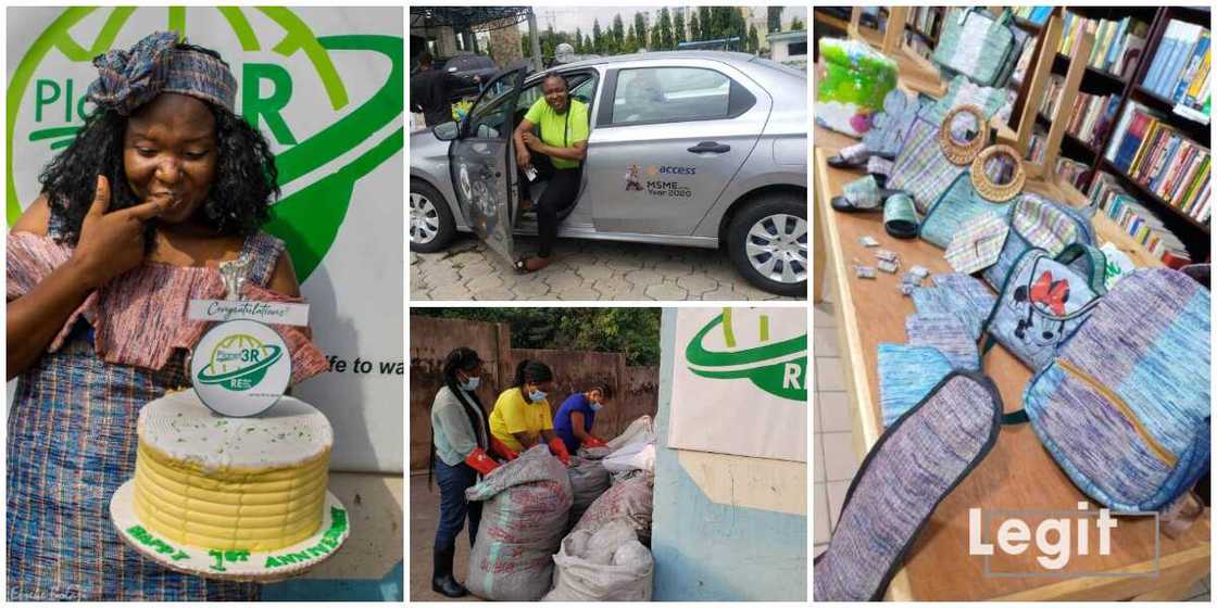 How I Make Money from What People Consider as Useless, Nigerian Lady Making Bags, Shoes from Pure Water Wastes How I Make Money from What People Consider as Useless, Nigerian Lady Making Bags, Shoes from Pure Water Wastes