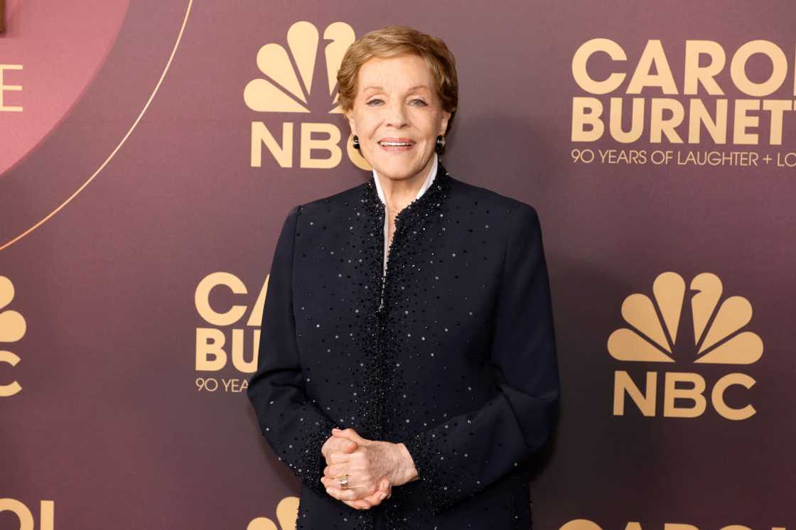 Julie Andrews attends NBC's "Carol Burnett: 90 Years of Laughter + Love" Birthday Special Julie Andrews attends NBC's "Carol Burnett: 90 Years of Laughter + Love" Birthday Special