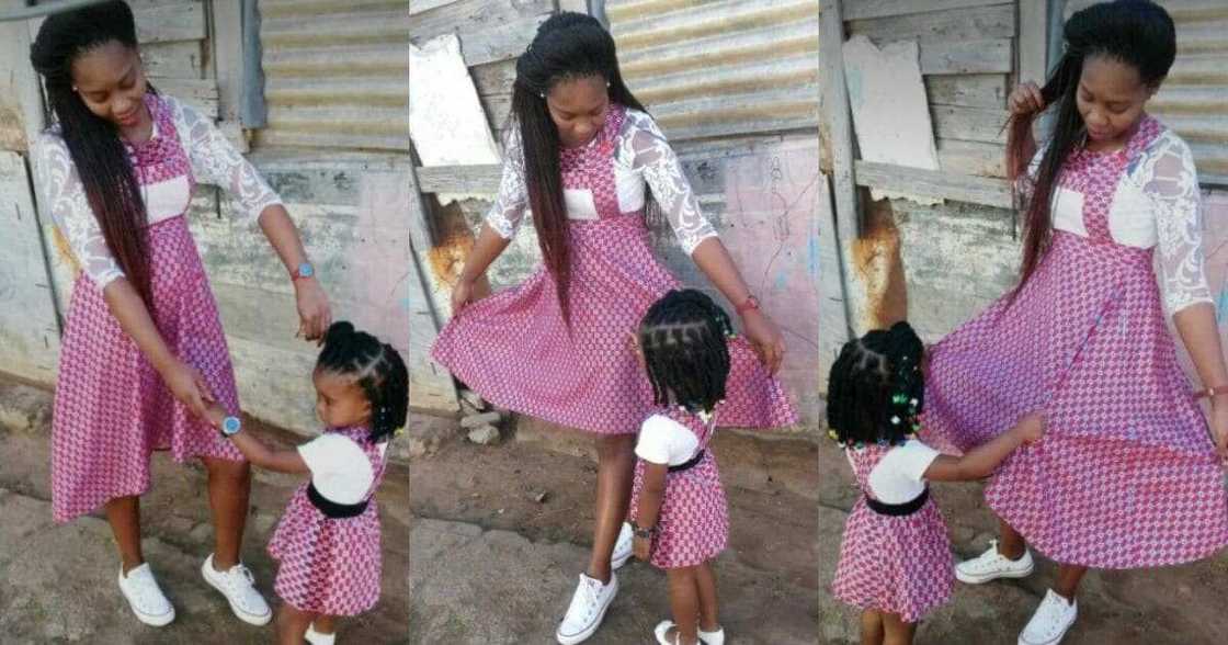 Mom and daughter matching outfits warm hearts Mom and daughter matching outfits warm hearts