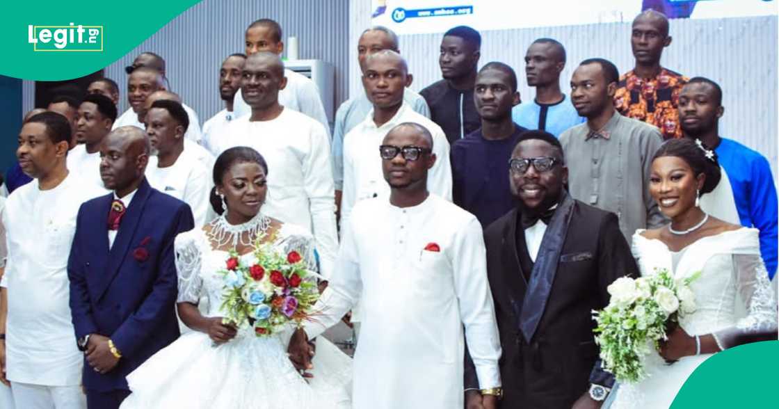 Nigerian man opens up about why he didn't kiss his wife on their wedding day, causes stir Nigerian man opens up about why he didn't kiss his wife on their wedding day, causes stir