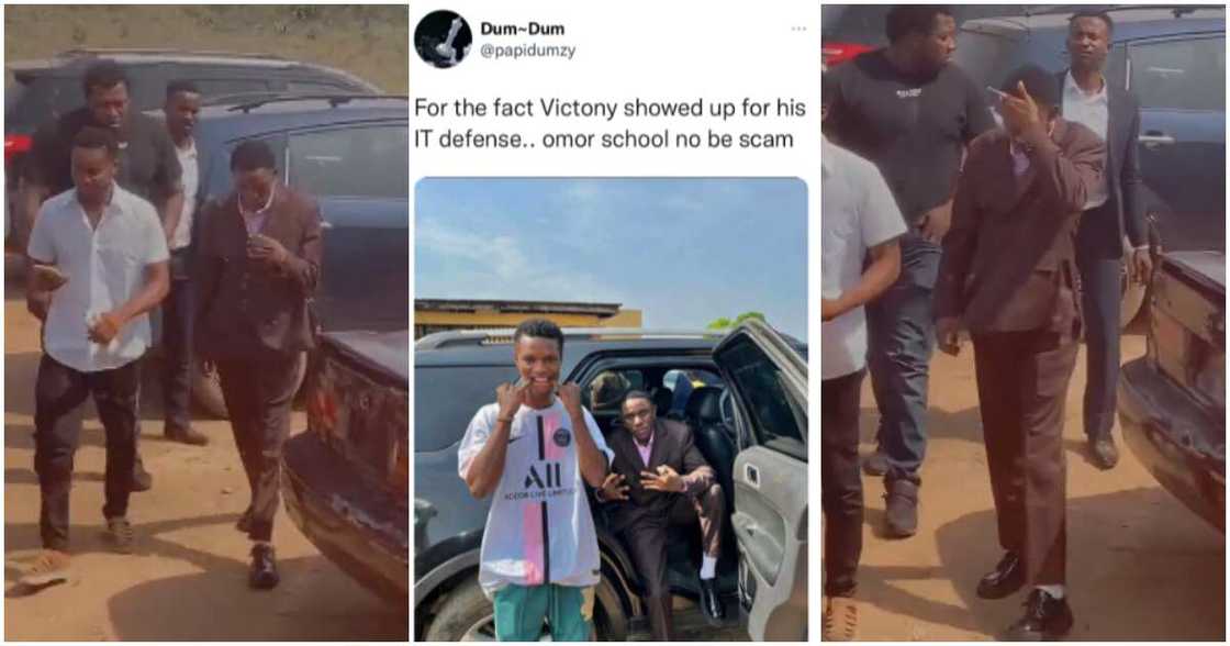 Victony goes to school for IT defence. Victony goes to school for IT defence.