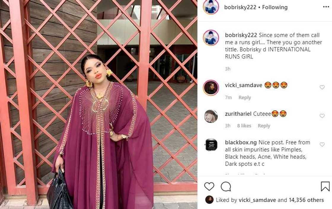 I’m Bobrisky the International runs girl - Bobrisky reveals I’m Bobrisky the International runs girl - Bobrisky reveals