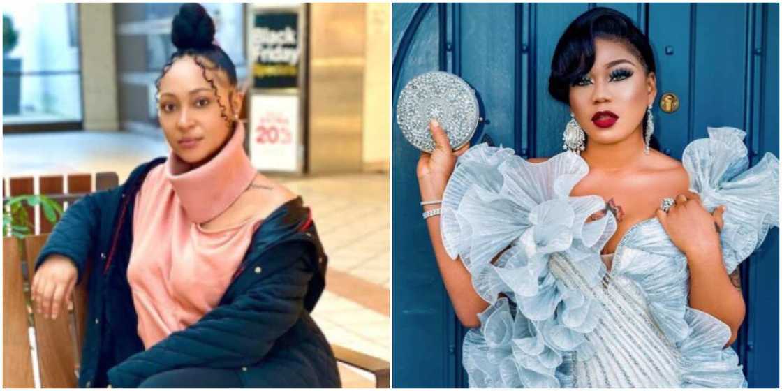Rosy Meurer and Toyin Lawani are good friends Rosy Meurer and Toyin Lawani are good friends