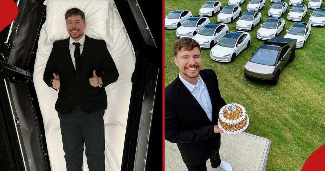 Mr Beast to gift 26 Teslas on his 26th birthday bash.