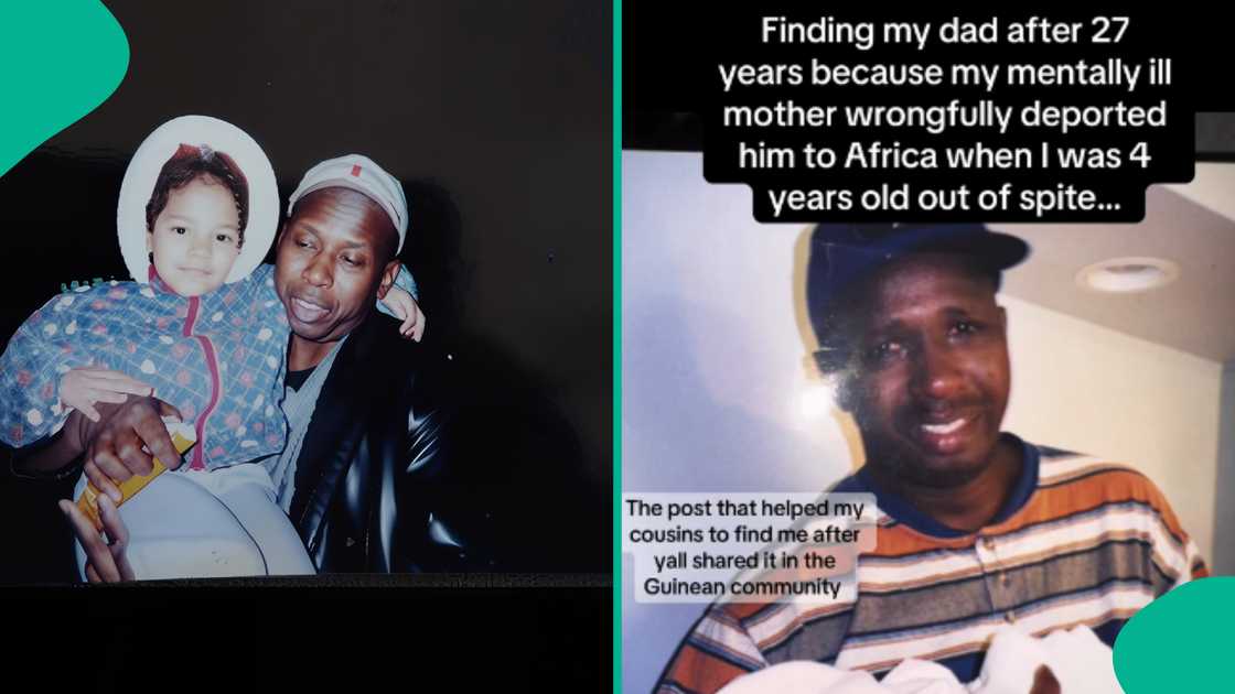 Lady rejoices after finding her father 27 years after her mum 'wrongly' got him deported to Africa Lady rejoices after finding her father 27 years after her mum 'wrongly' got him deported to Africa