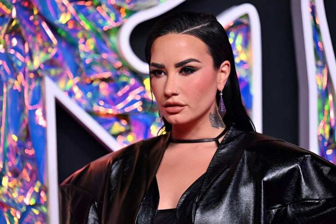 Demi Lovato during the MTV Video Music Awards at the Prudential Center