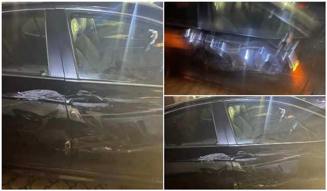 Atiku's convoy crash Atiku's convoy crash
