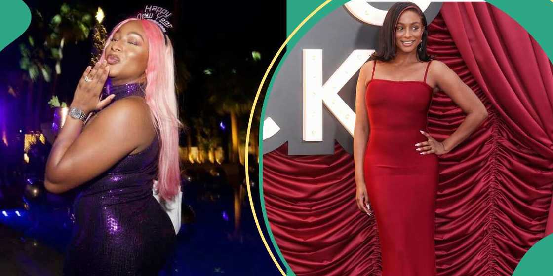 These are before and after photos of DJ Cuppy amidst her recent body transformation. These are before and after photos of DJ Cuppy amidst her recent body transformation.