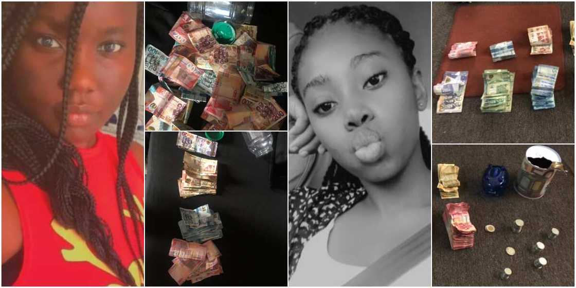Detty December on point as lady break piggy bank, social media reacts Detty December on point as lady break piggy bank, social media reacts