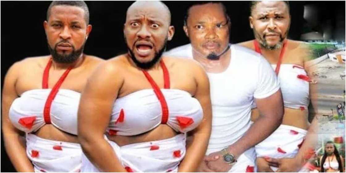 Yul Edochie and his colleagues Yul Edochie and his colleagues