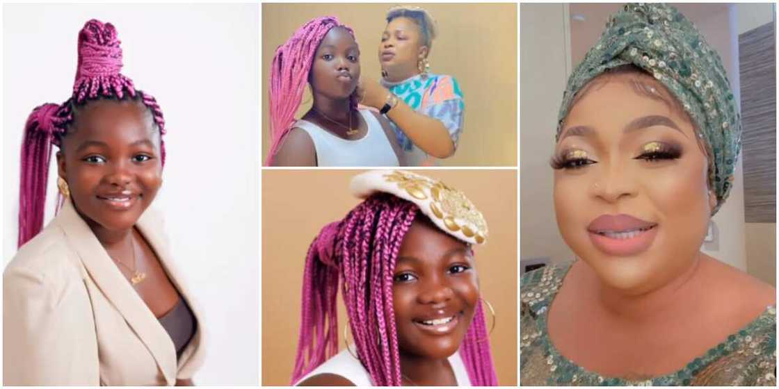 Actress Kemi Afolabi celebrates daughter's birthday. Actress Kemi Afolabi celebrates daughter's birthday.