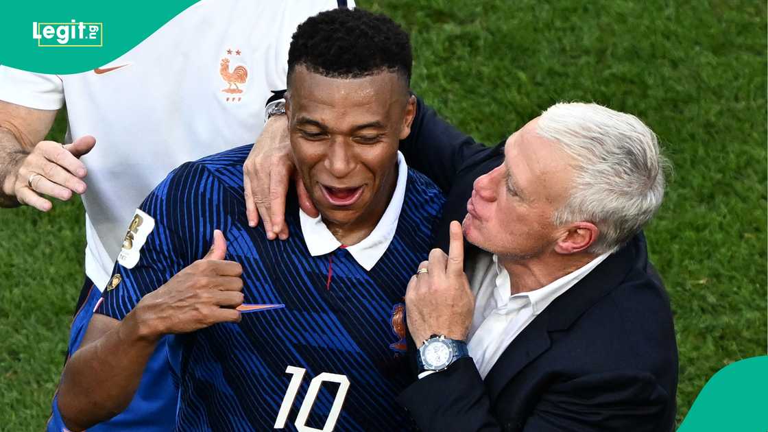 Kylian Mbappe, Didier Deschamps, France, 2026 FIFA World Cup, USA. Kylian Mbappe, Didier Deschamps, France, 2026 FIFA World Cup, USA.