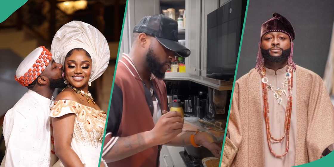 Davido and Wife Chioma prepare sumptuous meal for 2024 Thanksgiving