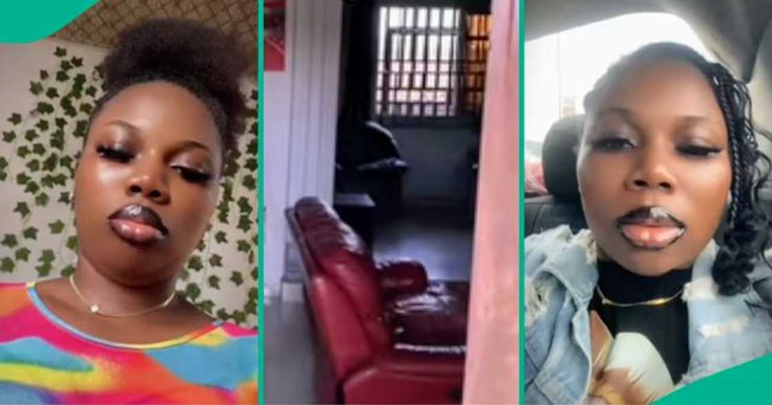 Female house hunter in Port Harcourt displays apartment for rent. Female house hunter in Port Harcourt displays apartment for rent.