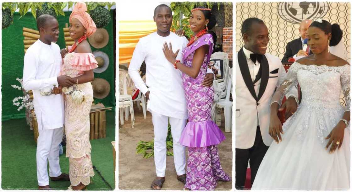 A man said his wife agreed to marry him when he had nothing. A man said his wife agreed to marry him when he had nothing.