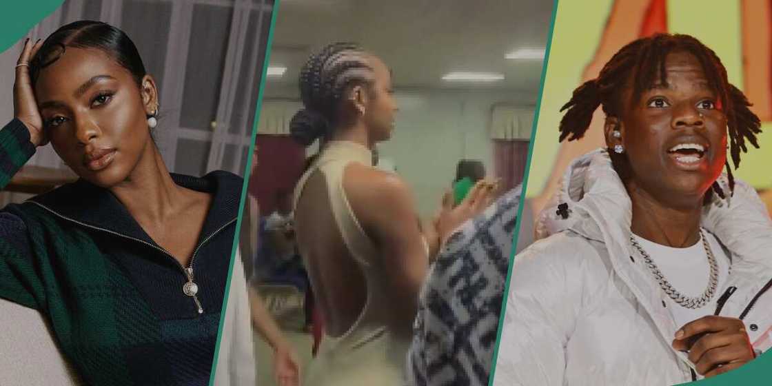 Video of Rema and Justine Skye at a church. Video of Rema and Justine Skye at a church.