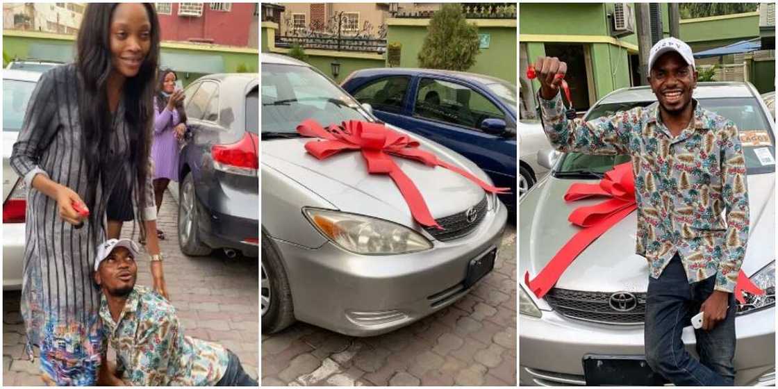 Actress Aolat gifted her brother a car on her birthday.es Actress Aolat gifted her brother a car on her birthday.es