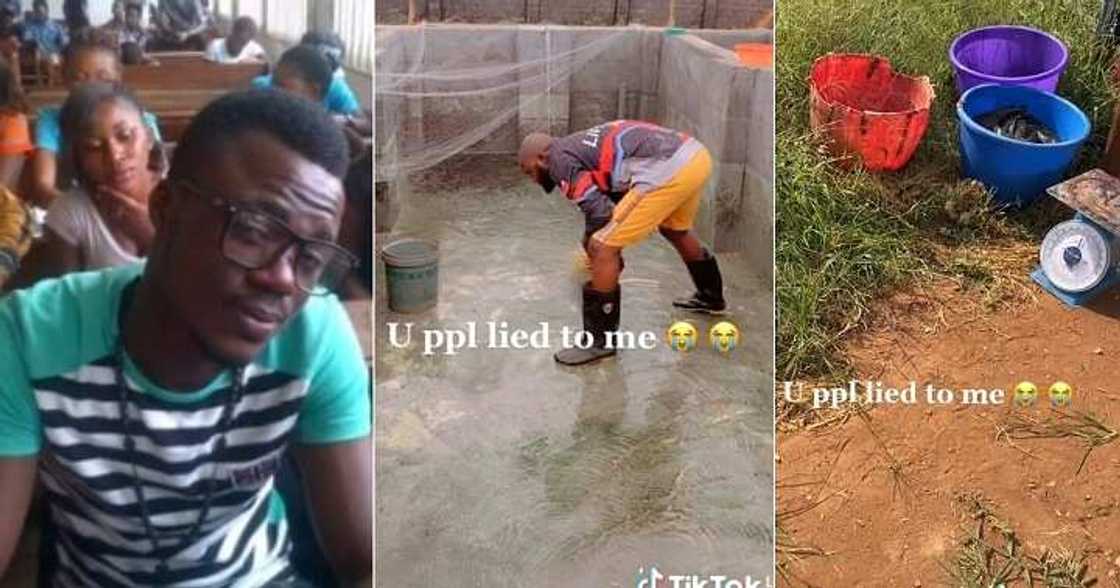 Nigerian graduate becomes fish farmer Nigerian graduate becomes fish farmer