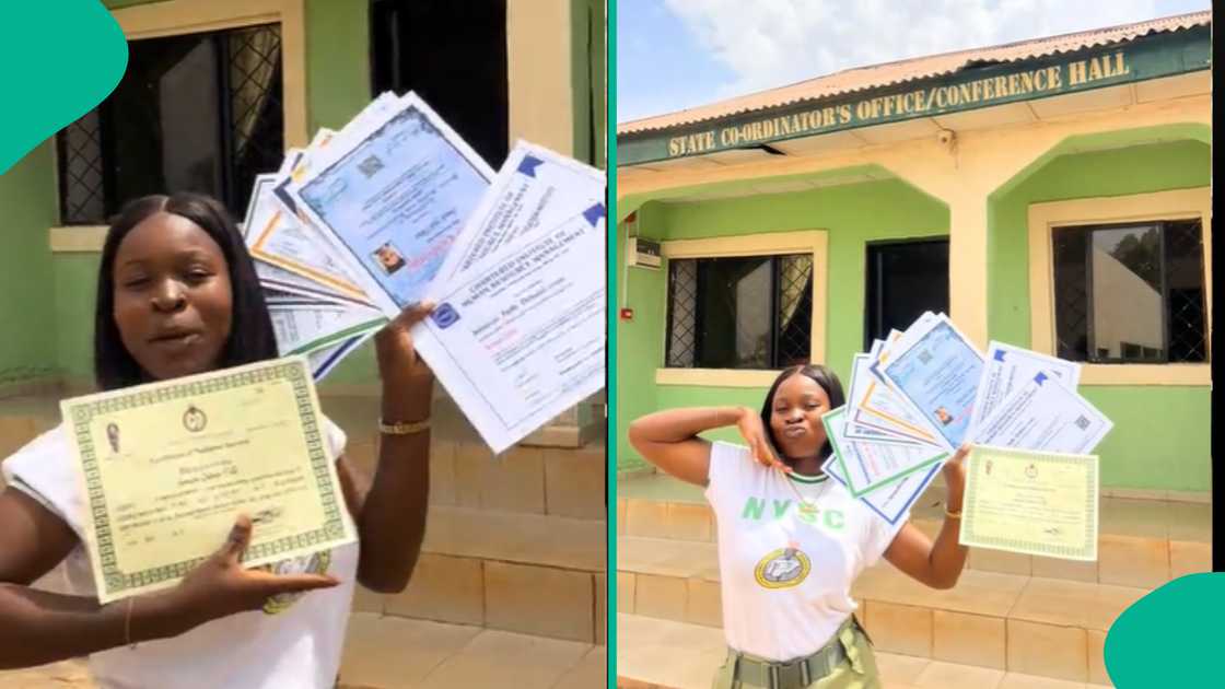 Nigerian lady gets 12 certificates during her NYSC. Nigerian lady gets 12 certificates during her NYSC.